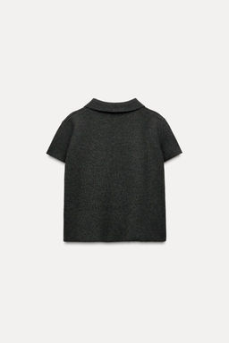 PLAIN KNIT SHORT SLEEVE JACKET - Zara фото 6