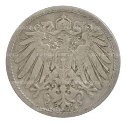 Монета 10 пфеннигов 1898 года A Германия