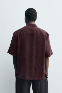 RELAXED FIT TEXTURED SHIRT