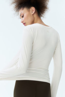 Camiseta de deporte de manga larga en DryMove - H&m фото 4