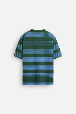 STRIPED JACQUARD T-SHIRT - Zara фото 7