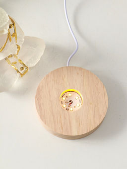 Фигурка светящаяся «Будда Анджали Мудра - молитва», прозрачный, 10×10×17.5 см