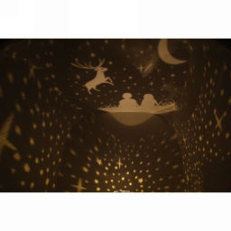 Диско-шар "Fantasy - Ушки" (в комплекте 6 картинок) 13*14 см, 5 реж, батарейки 4хАAА, USB, RGB (220V)