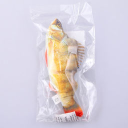 Игрушка для кошек с мятой Окунь из текстиля, 20 см - Пушистое счастье фото 5