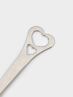 Цена за 2 шт. Ситечко для чая Доляна Сердце, 14.5?4 см, нержавеющая сталь, серебристое