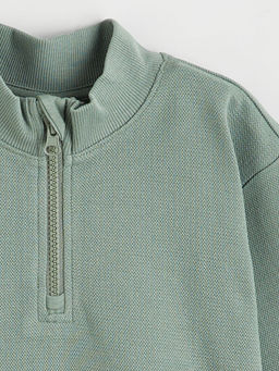 Dik Yaka Erkek ?ocuk Sweatshirt