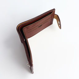 Портмоне мужское на магните, отдел для карт, монет, коричневое