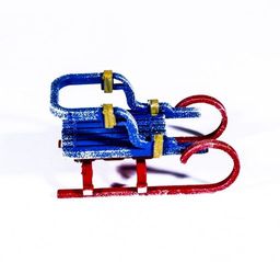 Новогодние елочные игрушки: Санки Большие 640-6 - Idh фото 4