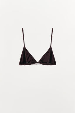 LIMITED EDITION SILK TRIANGLE BRALETTE