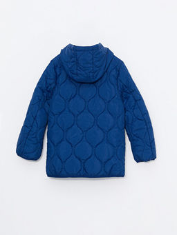 Kap??onlu Kapitone Desenli Erkek ?ocuk Mont - Waikiki фото 3