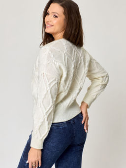 Джемпер Nika.PL Banera-2 молочный  фото 3