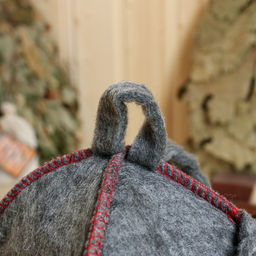 Шапка для бани Косички, серая - Simaland фото 3