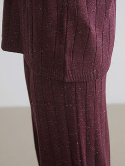 Bisiklet Yaka Simli Kad?n Triko Kazak