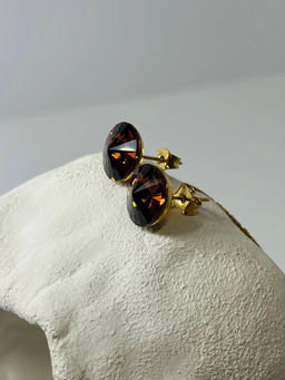 Серьги (гвоздики) PR1007(4)коричн