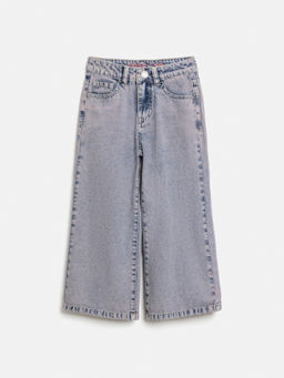 ACOOLA / Брюки джинсовые детские для девочек Como сине-розовый  фото 3