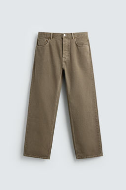 JEANS STRAIGHT FIT / Marr?n / Topo - Zara фото 6