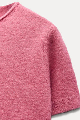 SOFT KNIT SHORT SLEEVE SWEATER - Zara фото 9