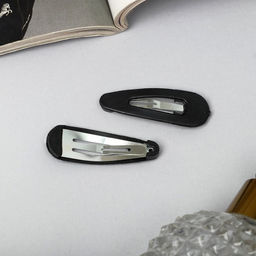 Цена за 3 шт. Невидимка для волос "Классика" (набор10 шт) 4 см, чёрный