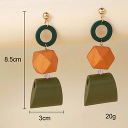 Серьги длинные на гвоздиках арт. 13 3301 (id 271251) - Rada фото 2