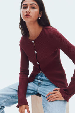 Top con botones decorativos - H&m фото 5