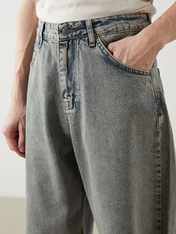 Loose Fit Erkek Jean Pantolon