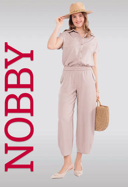 NOBBY, Женские брюки 707-104/2 (бежевый)  фото 7
