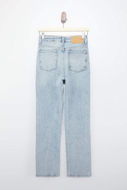 Koyu Mavi Yuksek Bel Az Esnek Mom Jeans TWOSS26JE00113 - Trendyolmilla фото 4