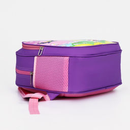 Рюкзак детский на молнии, 3 наружных кармана, цвет фиолетовый - Simaland фото 3