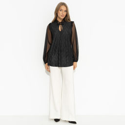 Блуза с прозрачными рукавами Вечная привилегия - Charutti фото 4