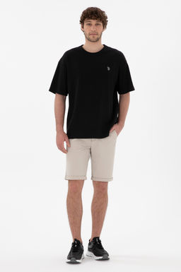 Erkek Comfort Fit Bisiklet Yaka Siyah Jakarl_ _nterlok Ti__rt Sepette S_rpriz _ndirim - U.s. polo assn фото 4