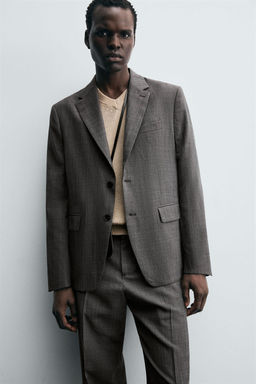 CHECK SUIT BLAZER - Zara фото 5