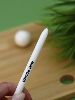 Ручка с магнитной насадкой "Chill kitten", white