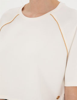 Ekru Comfort Fit Sweatshirt - Pierre cardin фото 7