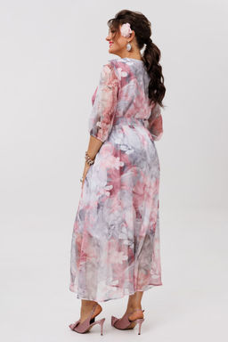 Платье ANELLI 1605 розовый сапфир  фото 7