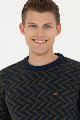 Мужской темно-синий свитер - U.s. polo assn фото 9