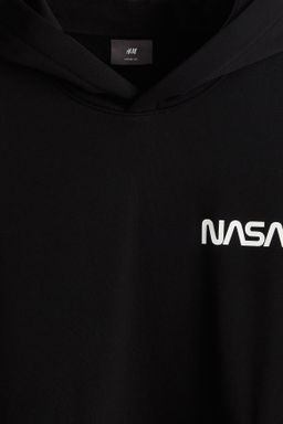 Sudadera con capucha y estampado Loose Fit - H&m фото 5
