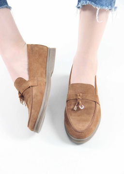 Лоферы туфли EDART 170.2614 be. светло- коричневый замша фото 7