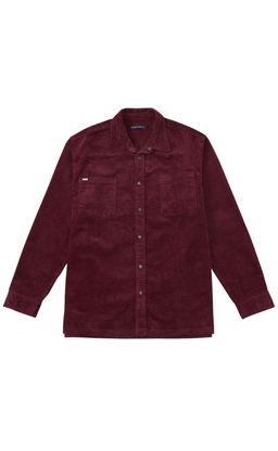 Рубашка вельвет F221-0470 bordo - Fine joyce фото 12