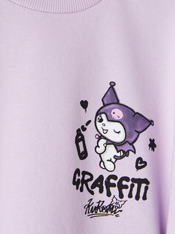 Kuromi Bask?l? K?z ?ocuk Sweatshirt - Waikiki фото 3