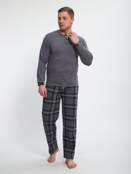 КД28 Пижама мужская (серый)