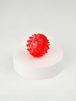 Массажёр для рук и ног, d=3.5 см, 2 кольца, красный