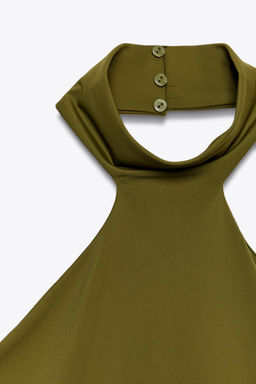 POLYAMIDE HALTER TOP - Zara фото 16