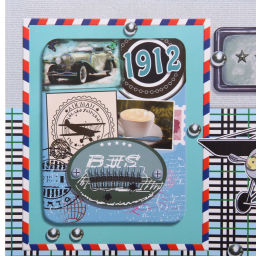 Цена за 12 шт. Пакет подарочный "Винтаж" 31*42*12 см, микс