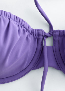 Top de bikini con aros y detalle de lazo - H&m фото 4