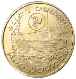 5 фунтов 1992 года Остров Мэн