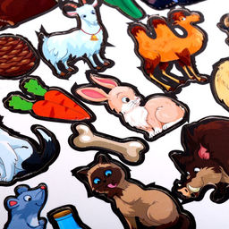 Развивающие магниты Кто что ест - Лесная мастерская фото 4