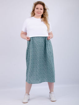 Платье Виттория, вискоза/кулирка До 60 размера - Малина фото 86