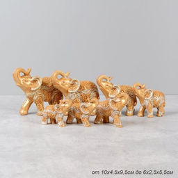 Статуэтки Слоны 7 штук набор / 7156 /уп 36/