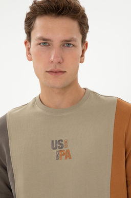 Erkek A__k Haki Sweatshirt - U.s. polo assn фото 2