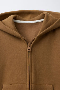 PLAIN PLUSH HOODIE